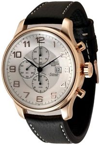 Zeno-Watch Herrenuhr - Giant Chronograph Day-Date gold plated - 10557TVD-Pgr-f2