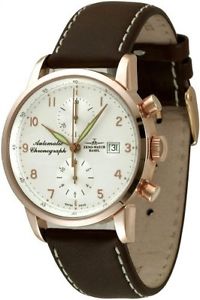 Zeno-Watch Herrenuhr - Magellano Chronograph Bicompax 18ct red gold - 6069BVD-RG