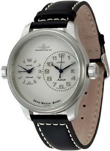 Zeno-Watch Herrenuhr - OS Retro Dual Time - 8671-e2