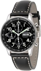 Zeno-Watch Herrenuhr - X-Large Pilot Chronograph Day-Date - P557TVDD-a1