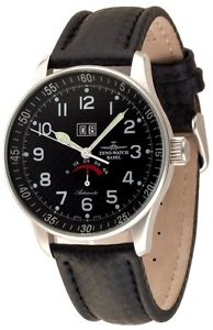 Zeno-Watch Herrenuhr - X-Large Retro Big Date Power Reserve - P590-s1