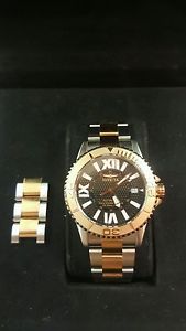 INVICTA OCEAN GHOST SWISS MADE SOLID 18K & S.S. SWISS AUTOMATIC ( Limited Edtn)