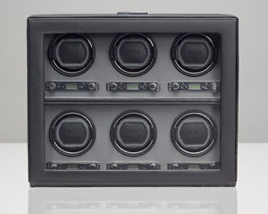 WOLF 456802 Viceroy Six Piece Watch Winder Black