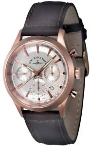 Zeno-Watch Herrenuhr - Gentleman Automatic Chrono 7753 gold plated - 6662-7753-P