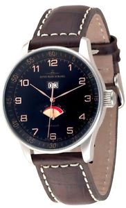 Zeno-Watch Herrenuhr - X-Large Retro Big Date Power Reserve - P590-g1