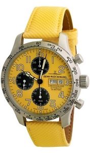 Zeno-Watch Herrenuhr - NC Pilot Tachymeter Chronograph Day-Date - 9557TVDD-2T-b9
