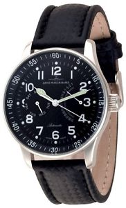 Zeno-Watch Herrenuhr - X-Large Retro Day Date Retrograde - P592-s1