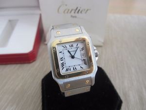Cartier Santos Automatic Steel and Gold SUPER FULL SET!!!