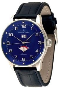 Zeno-Watch Herrenuhr - X-Large Retro Big Date Power Reserve (12 crystal) - P590-