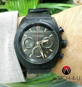2015 Tudor Fastrider Black Shield 42000CN 42mm Black Matt Mens Sport Watch+B/P