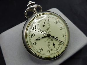 Vintage GUINAND Chronograph Pocket Watch