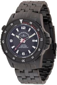 Zeno-Watch Herrenuhr - Professional Diver Automatic blacky&red - 6478-bk-s1-7M