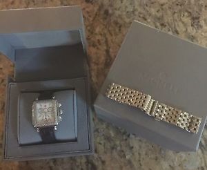 Michele Signature DECO Diamonds MOP Diamond Dial Watch Women's MWW06P000099