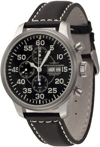 Zeno-Watch Herrenuhr - OS Pilot Chrono Observer - 8557TVDD-OB-a1