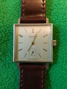 Nomos Glashutte Tetra Watch Automatic Cordovan Strap