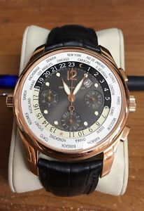 Girard-Perregaux GP WW.TC World Time 43mm Chronograph Ref. 49800 18k Rose Gold