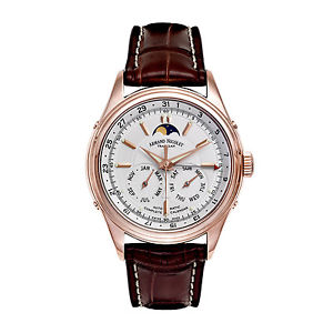 Armand Nicolet M02 Complete Calendar Men's Automatic Watch 7142B-1-AG-P914MR2