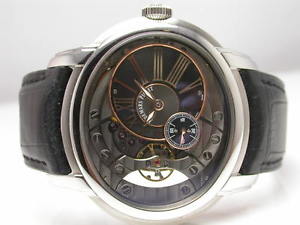 AUDEMARS PIGUET MILLENARY AUTOMATIC SKELETON DIAL WATCH 15350ST.OO.D002CR.01