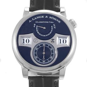 A. Lange & Sohne Zeitwerk Men's Manually Wound White Gold Watch 140.029
