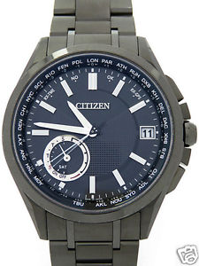 Auth CITIEN Attesa CC3015-57E Solar Quartz GPS Titanium Men's watch