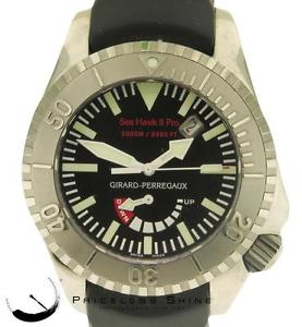 Girard-Perregaux Sea Hawk II Pro Automatic Titanium Watch Ref 49941