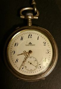 Deutsche Präzisionsuhr Original Glashütte Silver Watch 1946 INDY 500 Ed Justice