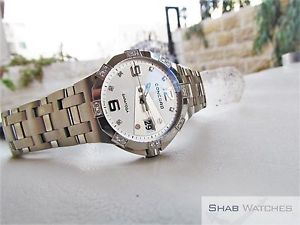 CONCORD Saratoga 0320035 Automatic Diamond (VVS) Date Silver Dial Watch Mens