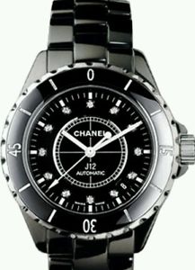 100% AUTHENTIC Chanel J12 Black Watch Self winding (automatic) H1626 Men