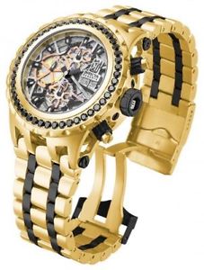 Invicta Men's 14772 Jason Taylor Analog Display Swiss Automatic Gold LE Watch !