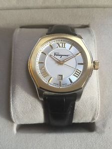 Salvatore Ferragamo Men's FQ1970015 Lungarno Two Tone Stainless Steel Watch NEW
