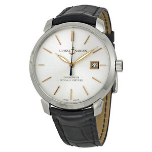 Ulysse Nardin Classico Automatic Silver Dial Mens Watch 8153-111-2-90