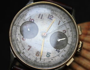 Vintage Phigied Extra Antimagnetic Chronograph Watch Landeron Cal. 148
