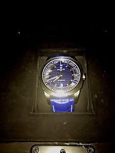 New Men's Perrelet A1061 Peripheral Double Rotor Date Automatic Steel Watch