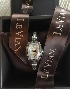 LeVian Ladies Chocolate/Vanilla diamond Watch