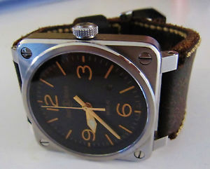 Bell & Ross Aviation Type Military Spec 42m Automatic Wrist Watch BR03-92-S25720