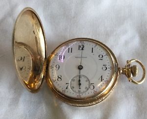 Antique (Circa 1895) WALTHAM 14K Pocket Watch