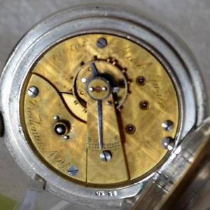 MARK TWAIN FREDONIA 18 SIZE POCKET WATCH GRO - 3 STAR WATCH