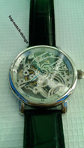 ULYSSE NARDIN PLATINUM MAXI SKELETON MARINE WATCH SIZE 44.5mm REFERENCE 309-30