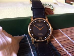 Rolex Cellini Classic 5116 Gold 18kt Black Dial Full set 2008 year!! Newest Ebay image 1