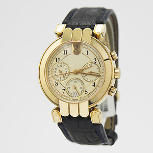 Harry Winston Excenter Premier Collection Chronograph 18K Yellow Gold Automatic