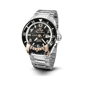 SECULUS MEN'S ROYAL MARINE FLAGSHIP 42MM AUTOMATIC WATCH 3442.7.2824 M SSR B