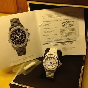 Chanel J12 Quartz H0968 33 mm White Ceramic Women's Watch