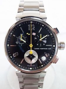 Pre-Owned LOUIS VUITTON Lovely Cup GM Q11BG Quartz Black Dial Men's Watch, LL