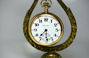 1918 Hamilton 14kt Solid Gold 21J Pocket Watch 16S Grade 992 (P29)