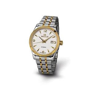 SECULUS MEN'S AMBASSADOR 40MM STEEL CASE AUTOMATIC WATCH 1016G.7.2824 M 2TY WA