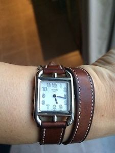 Montre Femme Cape Cod Petit Modèle Double Tour HERMES