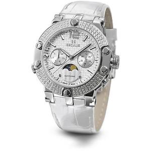 SECULUS WOMEN'S EMIRETTE 37MM LEATHER BAND QUARTZ WATCH 1690.5.706 LW SSST W