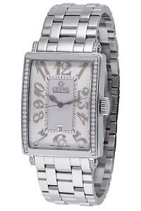 Gevril Women's 6209NEB Glamour Diamond Automatic MOP Dial Date Steel Wristwatch