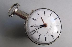 ANTIQUE EARDLEY NORTON LONDON POCKET WATCH QUARTER REPEATER c. 1780