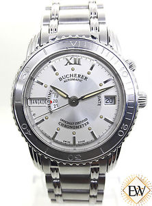 Bucherer Automatic Chronometer Archimedes World Time GMT Ref 2892.505 Watch